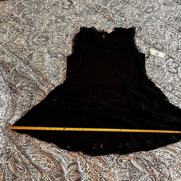 Dex black dress - lace - 2 tiers -  size XL - Picture 2 of 10